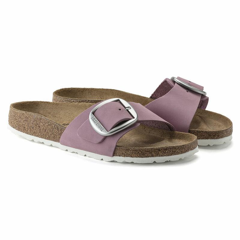 Madrid Birkenstock Big Prackou Orchid Nubuck Kozene Damske Nachový | SK 130DFM